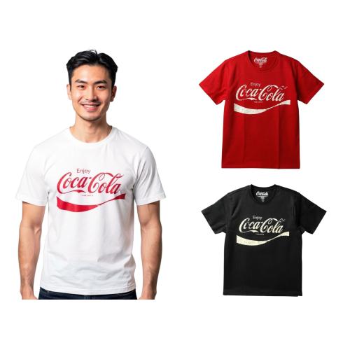 Coca-Cola T-Shirt Logo Print / Diverse Größen & Farben