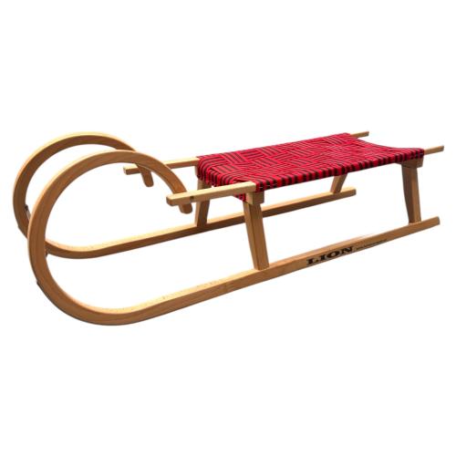 Preview: WESTSIDE Hörnerrodel 110 cm Schlitten aus Buchenholz