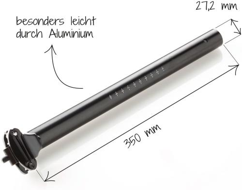 Fischer Sattelsttze Patent 27,2mm Alu