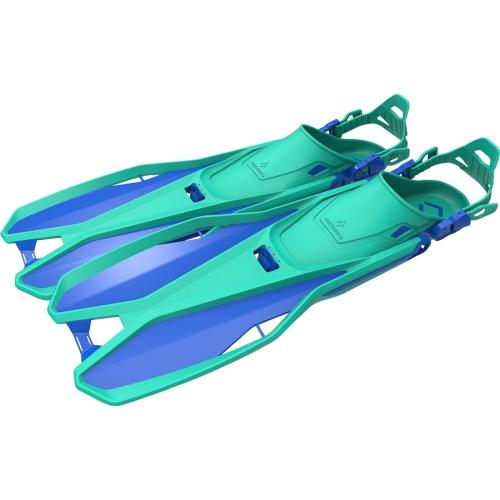 TECNOPRO, Ki.-Flosse F6 C Travel JNR, TURQUOISE/BLUE, 36-38
