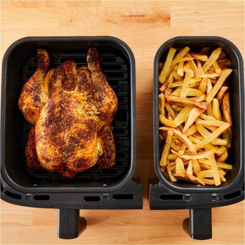 Tefal® EY901N10 Dual Easy Fry Doppel-Heißluftfritteuse 8,3 L Gesamtfüllmenge 