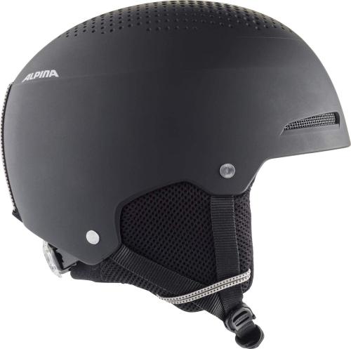 ALPINA Unisex - Kinder, ZUPO Skihelm, black matt, 51-55 cm