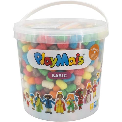 PlayMais BASIC 1000 (großer Eimer) - Bastelset für Kinder ab 3 Jahren