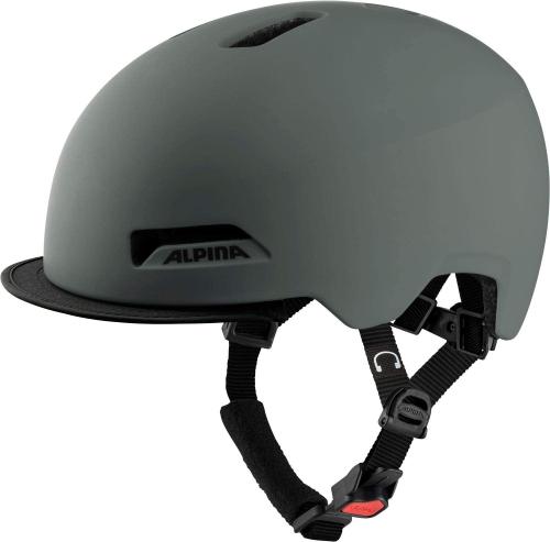 ALPINA Unisex - Erwachsene, BROOKLYN Fahrradhelm, coffee-grey matt, 57-62 cm
