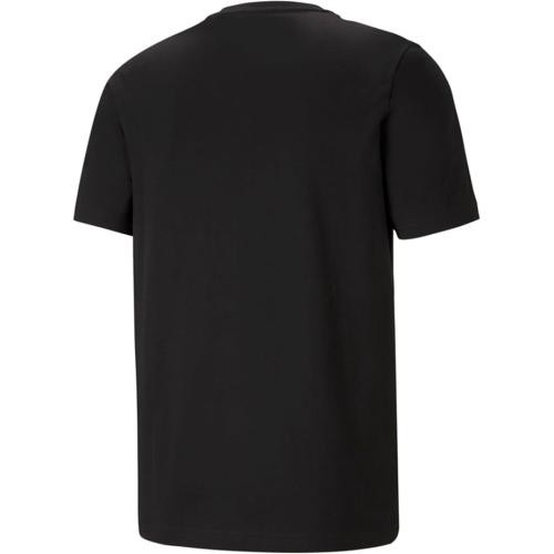 PUMA Herren T-Shirt Essentials Tee – Rundhals-Kragen Logo BLACK - XL