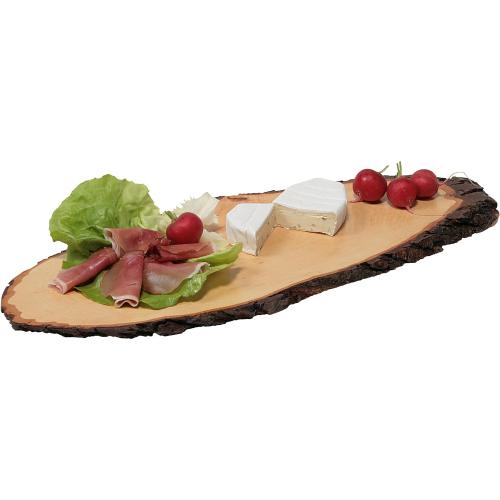 Kesper 61202 Rinden Servierbrett Erle 50-59 x 20 x 1.8 cm