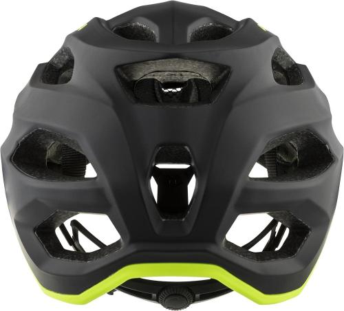 ALPINA Unisex - Erwachsene, CARAPAX 2.0 Fahrradhelm, black-neon yellow matt, 57-62 cm