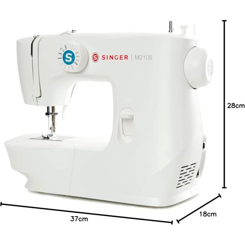 Singer M2105, Weiß, Halbautomatische Nähmaschine