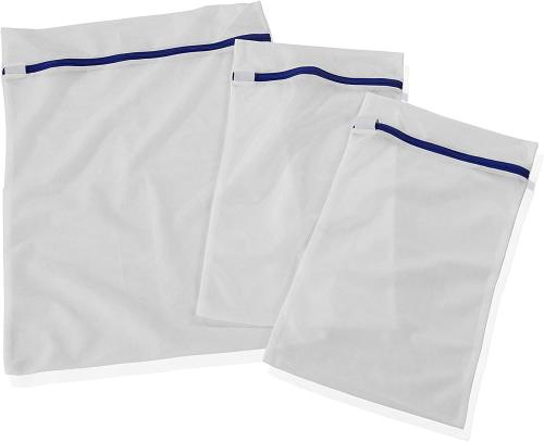 Leifheit Wäschenetz 3er Set, Wäschebeutel in zwei Größen für bis zu 2kg Wäsche