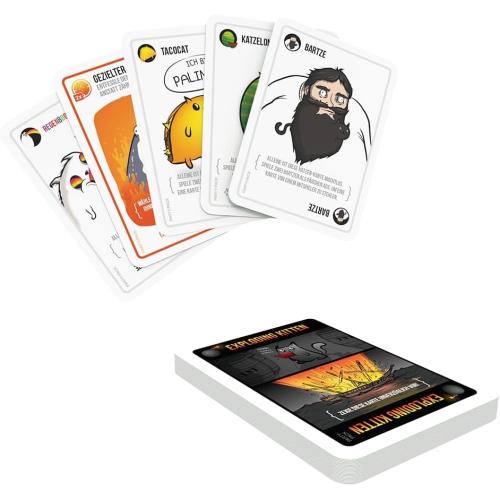 Preview: Exploding Kittens – Party-Pack, Lustiges Partyspiel, Deutsch