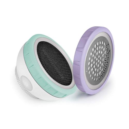 MIWIAM Hornhautentferner 3 in 1 mit LED-Licht, Handlicher Hornhautentferner mit grobem und feinem Hobel-Aufsatz