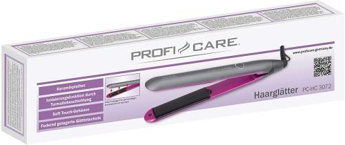 ProfiCare Glätteisen »PC-HC 3072« Schwarz-Pink