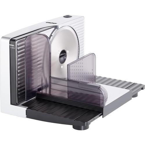Unold 78866 ALLESSCHNEIDER Curve Silver, 100 W, 230 V, zusammenklappbar, Edelstahlmesser, Silber/Schwarz, Edelstahl