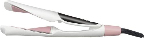 MAXXMEE Hairstyler Curl & Straight | 3in1 Hair Styler mit geschwungenen Stylingplatten |LED-Display [weiß/rosegold]