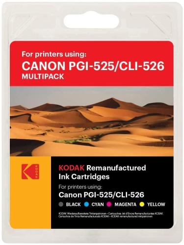 Kodak Supplies 185C052626 Tinte  für Canon IP4950 Kompatibel zu PGI525PG/CLI526VAL 