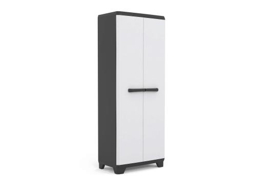 Keter Linear 68x39x173cm Gartennschrank Besenschrank Geräteschuppen Werkzeugschrank Linear Schrank hoch Kunststoff