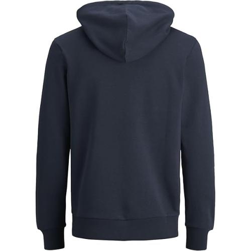 JACK & JONES Male Kapuzenpullover Logo Kapuzenpullover NAVY - L