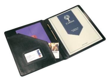 Collins Deluxe Portfolio, schwarz