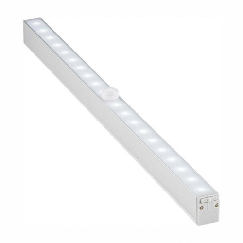 Goobay LED-Unterbauleuchte mit Bewegungsmelder 30 cm Farbtemperatur 6500K kalt-weiß - SILBER