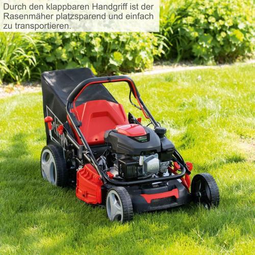 Scheppach Benzin Rasenmäher MS173-51 mit Antrieb | 51cm Breite | 4,1 PS Leistung