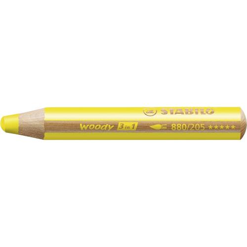 STABILO woody 3 in 1 - Buntstifte 10er Pack mit Spitzer 