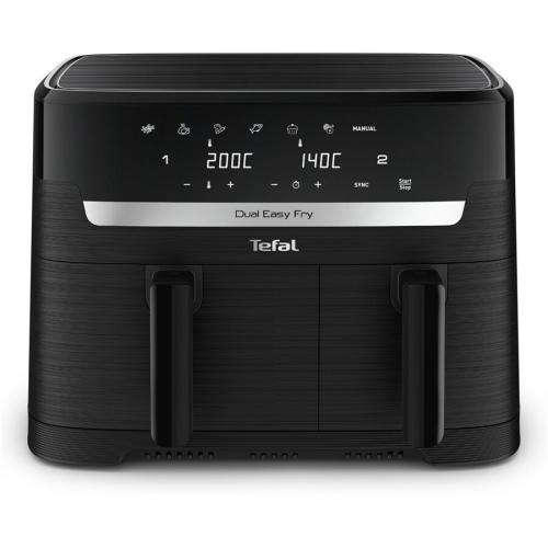 Tefal® EY901N10 Dual Easy Fry Doppel-Heißluftfritteuse 8,3 L Gesamtfüllmenge 
