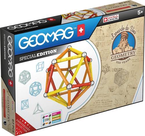 GEOMAG SPECIALEDITION - Leonardo Magnetische Geometrie - Leonardo Da Vinci - 67-teilige Box
