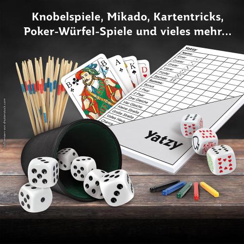 ASS Altenburger Karten und Würfelbox mit Würfelbecher