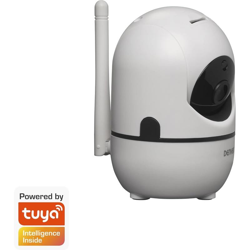 Denver SHC-150 überwachungskamera WiFi mit IR-LED für Nachtsicht, HD 1280x720p, 12fps WEISS