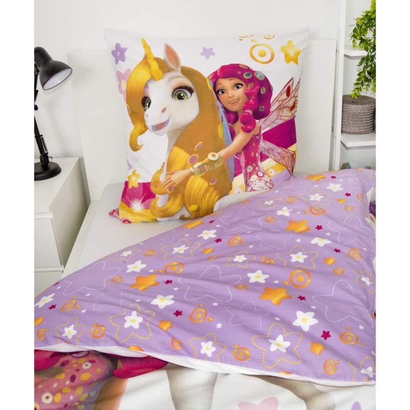 Herding MIA & ME Bettwäsche-Set, Wendemotiv, Kopfkissenbezug 80 x 80 cm, Bettbezug 135 x 200 cm, Baumwolle/Renforcé