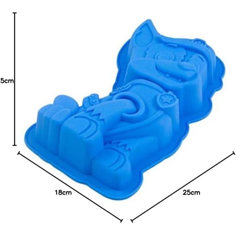 pos PAW PATROL Silikon-Backform zum Backen + Frosten ca. 24 cm