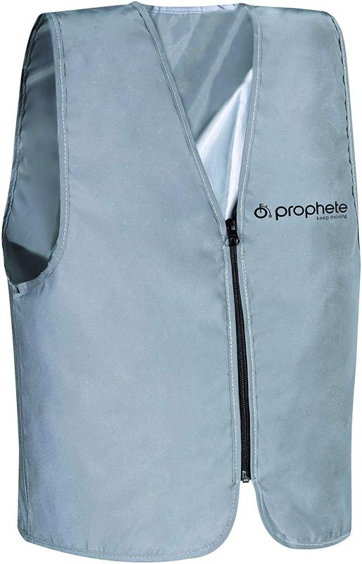 Prophete Reflex-Sicherheitsweste fr Erwachsene Reflektoren, Grau, M