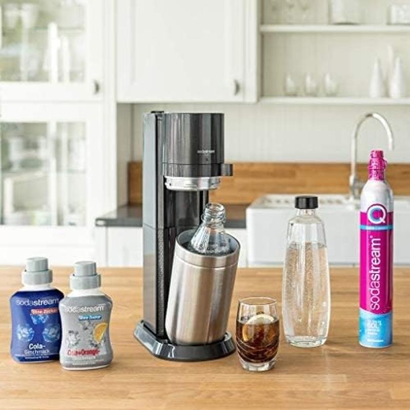 SodaStream Quick Connect Reservezylinder, Kohlensäure für bis zu 60 Liter gesprudeltes Wasser, Pink