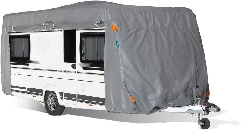KREMER - PLU 6072 Wohnmobil-Abdeckplane, Camping, Outdoor ( XL ) 670 × 250 × 220 cm (L × B × H)
