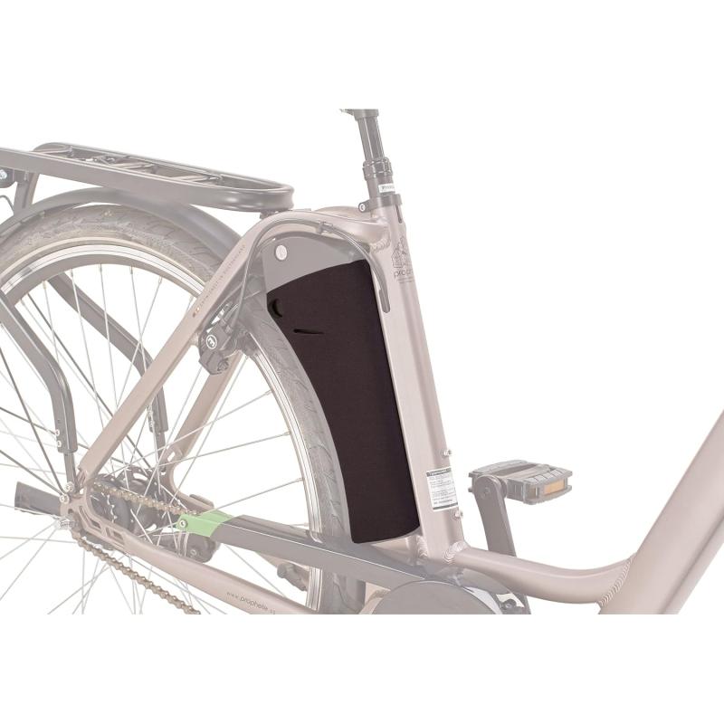 Prophete 0403 - E-Bike Akku-Schutzhülle, Abdeckung für AEG Side-Click, aus Neopren-Material, zum Schutz vor Wasser und Schmutz, Farbe schwarz