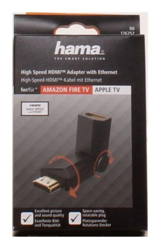 Hama 00176752 HDMI-Adapter Stecker - Kupplung schwarz 
