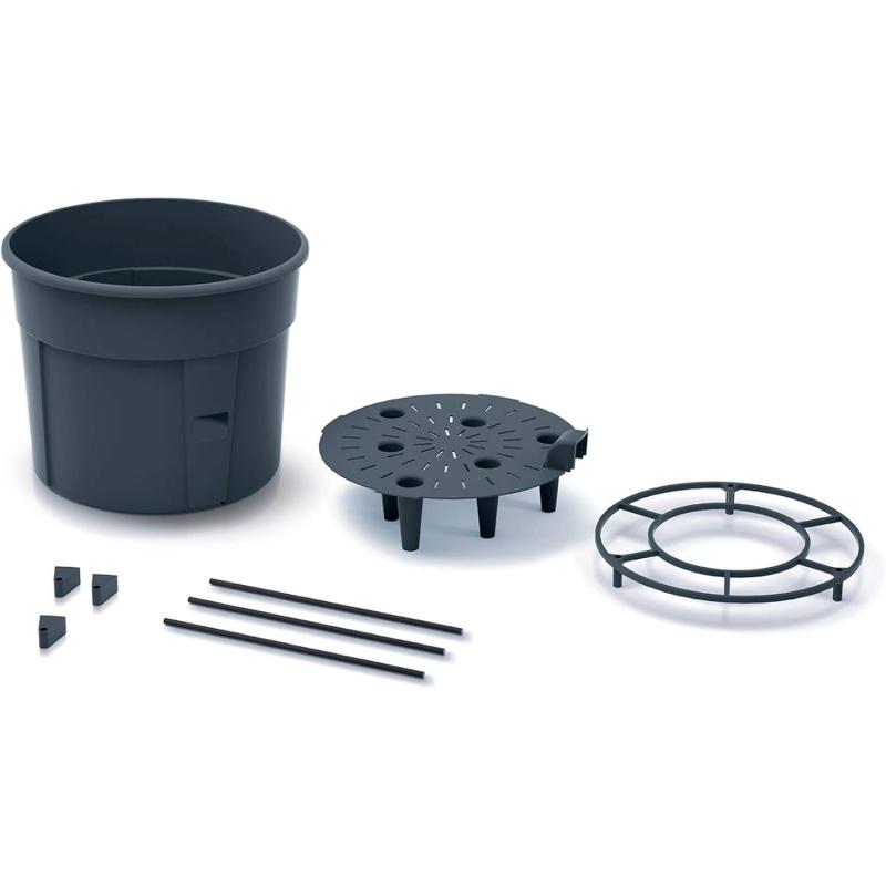 Prosperplast Anzuchttopf für Tomaten mit Rankhilfe - wetterfest & UV-beständig | ideal für Garten & Terrasse (29,5 cm)