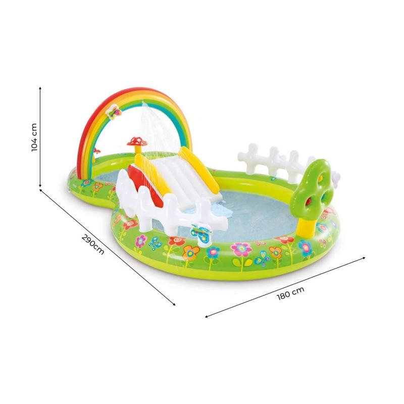 Intex 57154 Planschbecken - My Garden aufblasbare Poolspielstation 290x180x104 cm