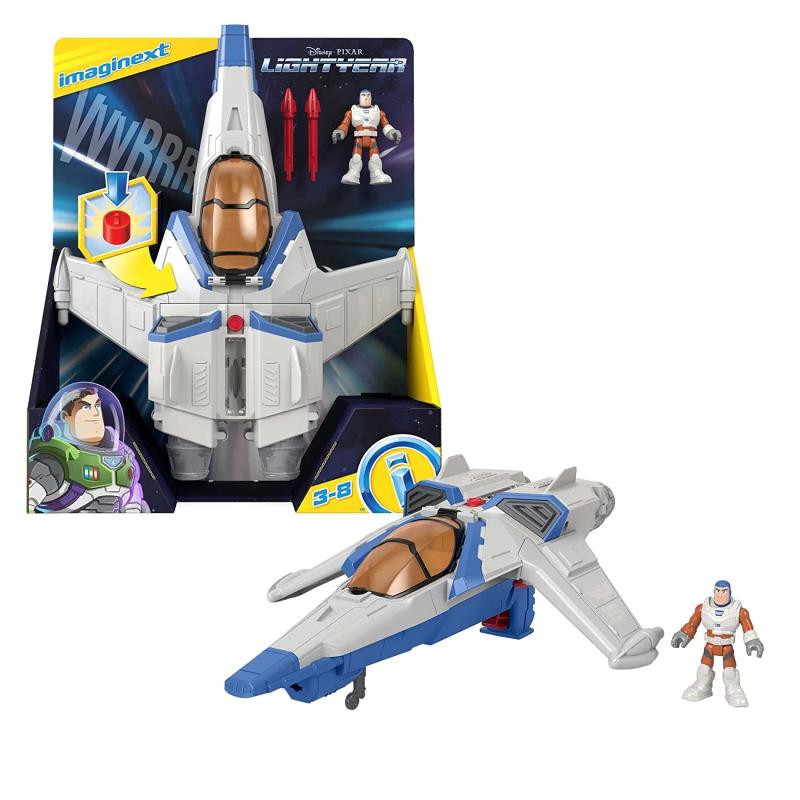 Fisher-Price Imaginext HGT26 - Lightyear XL Raumschiff mit Lights & Sounds