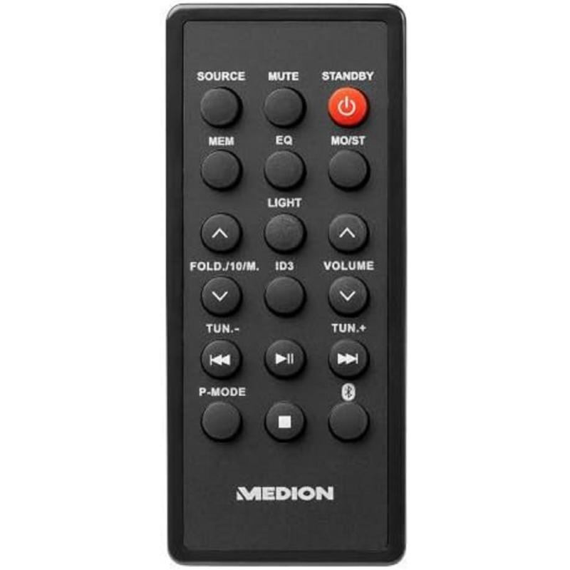 Medion P65104 Ghettoblaster Bluetooth CD MP3 bassbox Soundbar USB Radio AUX Soundsystem 