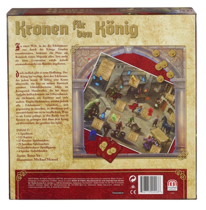 Mattel Y2553 - Kronen fr den Knig, Strategie- und Geschicklichkeitsspiel  