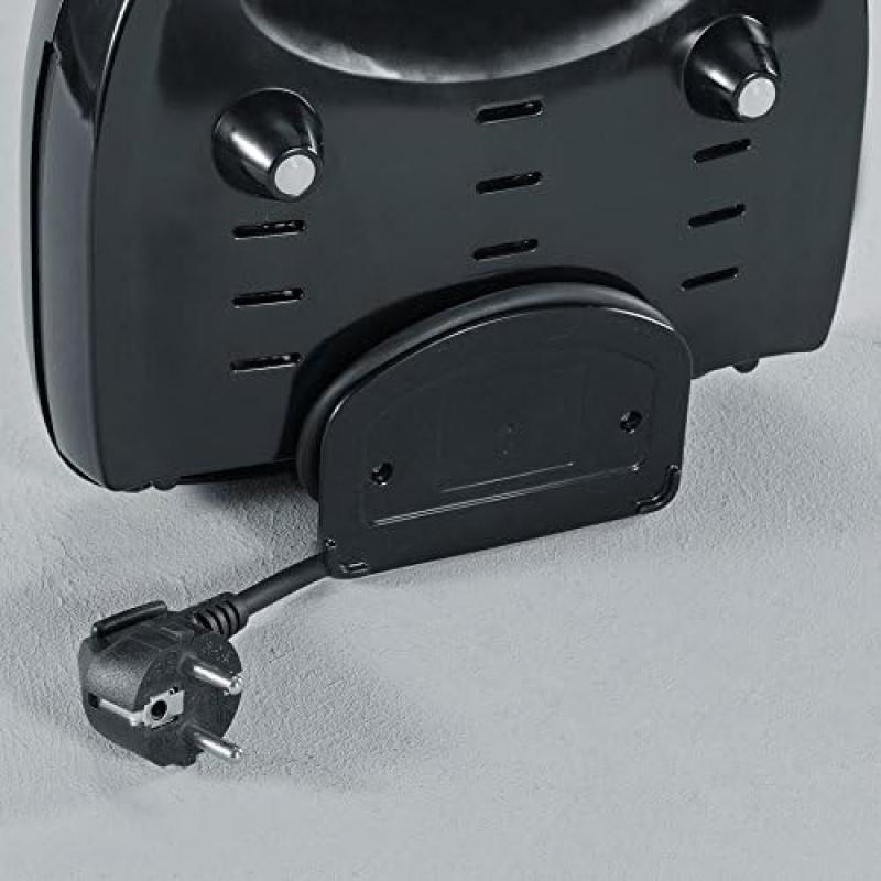 SEVERIN Sandwichmaker-Toaster für 2 Sandwiches, Dreieckige Sandwichtoasts, 600 W, Edelstahl-gebürstet-schwarz, SA 2969