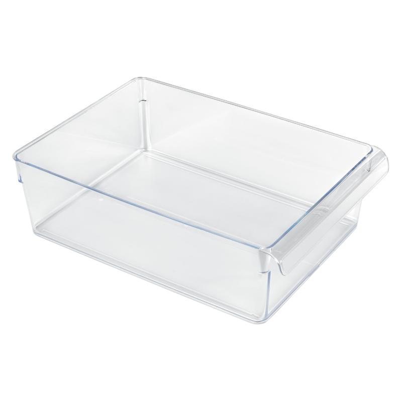 Rotho Loft 3er-Set Kühlschrankorganizer, Kunststoff (PP) BPA-frei, transparent S + M + L