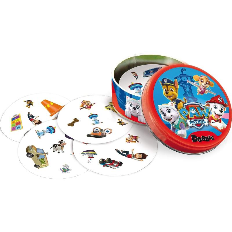 Asmodee Dobble PAW PATROL Familienspiel Kartenspiel 2-5 Spieler