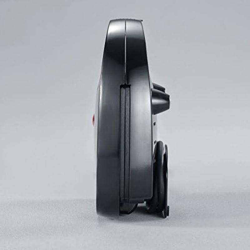 SEVERIN Sandwichmaker-Toaster für 2 Sandwiches, Dreieckige Sandwichtoasts, 600 W, Edelstahl-gebürstet-schwarz, SA 2969