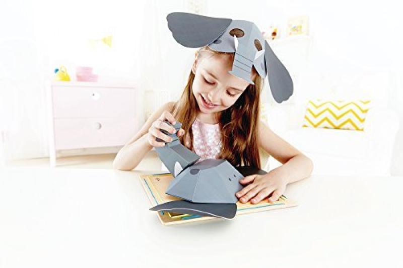 Hape E5123 - Elefantenmaske, Kinder Bastelsets