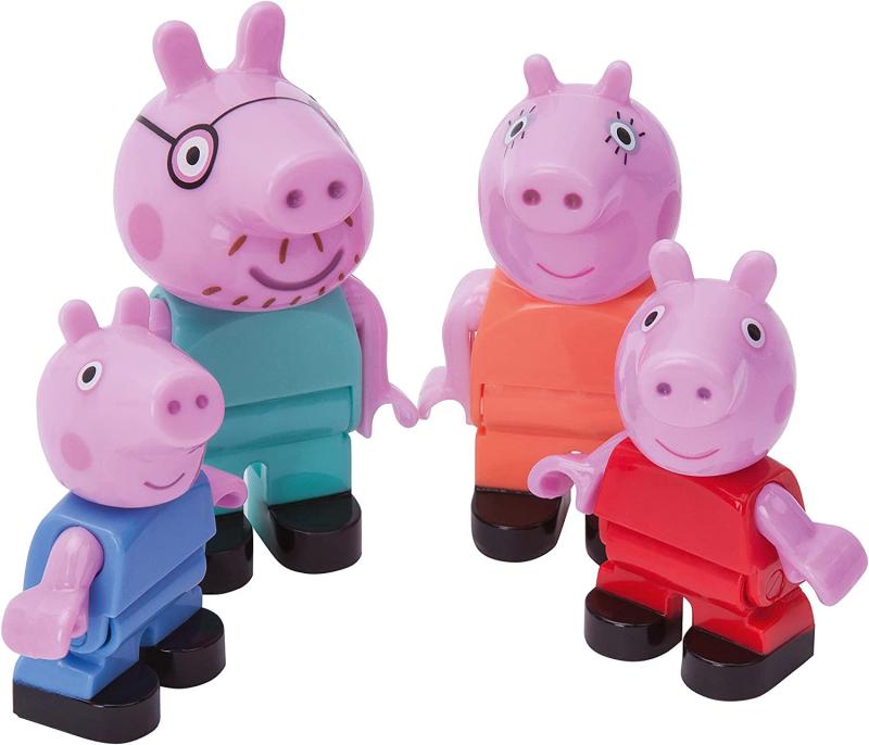 BIG-Bloxx Peppa Pig Peppa´s Family - Mama und Papa Wutz, Schorsch und Peppa