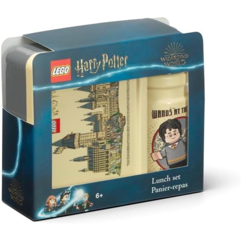 LEGO® Lunch-Set Classic Panier-Repas HOGWARTS -Trinkflasche + Brotdose  - Beige / Grau