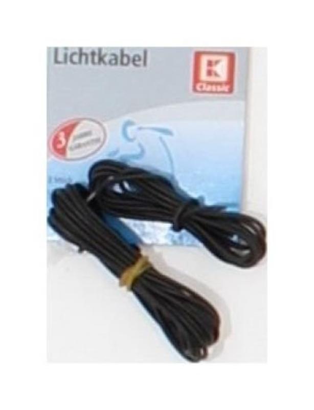 Lichtkabel / Scheinwerferkabel fr Front- und Rcklicht, Lnge 90cm und 190cm 