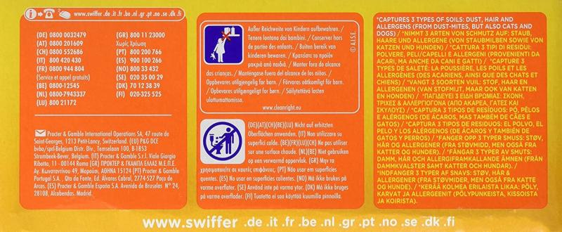 Swiffer DUSTER Staubmagnet Nachfüller mit Febreze Frische,  9 Tücher